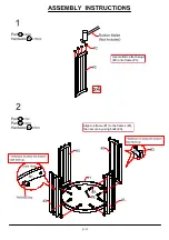 Preview for 6 page of Furniture of America CM4558E Assembly Instructions Manual