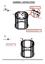 Preview for 7 page of Furniture of America CM4558E Assembly Instructions Manual