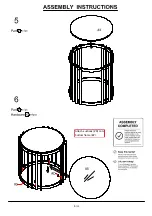 Preview for 8 page of Furniture of America CM4558E Assembly Instructions Manual