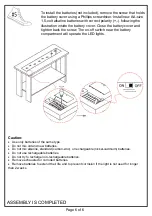 Preview for 6 page of Furniture of America CM4559S Manual