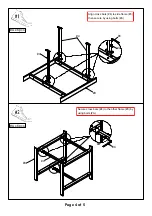 Preview for 4 page of Furniture of America CM4618E Assembly Instructions