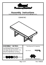 Furniture of America CM4619C Assembly Instructions preview