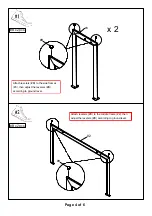 Preview for 4 page of Furniture of America CM4619S Assembly Instructions Manual