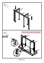 Preview for 5 page of Furniture of America CM4619S Assembly Instructions Manual