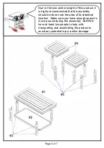 Preview for 5 page of Furniture of America CM4630-3PK Assembly Instructions Manual