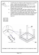 Preview for 7 page of Furniture of America CM4630-3PK Assembly Instructions Manual