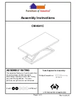 Furniture of America CM4641C Assembly Instructions preview