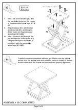 Preview for 5 page of Furniture of America CM4641E Assembly Instructions