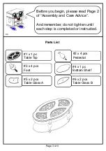 Preview for 3 page of Furniture of America CM4642C Assembly Instructions