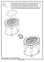 Preview for 5 page of Furniture of America CM4642E Assembly Instructions