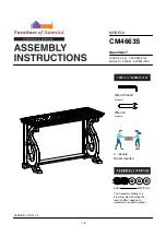 Furniture of America CM4663S Assembly Instructions Manual preview