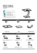 Preview for 5 page of Furniture of America CM4728E Assembly Instructions Manual