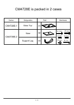 Preview for 6 page of Furniture of America CM4728E Assembly Instructions Manual