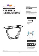 Furniture of America CM4728S Assembly Instructions Manual preview