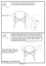 Preview for 5 page of Furniture of America CM4777-3PK Assembly Instructions Manual