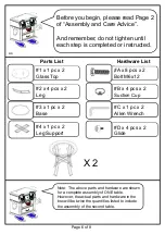 Preview for 6 page of Furniture of America CM4777-3PK Assembly Instructions Manual