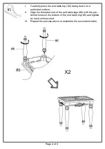 Preview for 4 page of Furniture of America CM4915-3PK Assembly Instructions