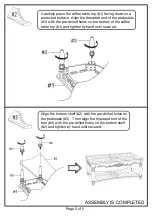 Preview for 5 page of Furniture of America CM4915-3PK Assembly Instructions