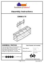 Furniture of America CM5003-TV Assembly Instructions Manual preview