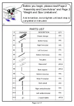 Предварительный просмотр 4 страницы Furniture of America CM5003-TV Assembly Instructions Manual