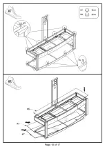 Предварительный просмотр 10 страницы Furniture of America CM5003-TV Assembly Instructions Manual