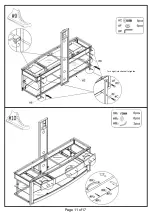 Предварительный просмотр 11 страницы Furniture of America CM5003-TV Assembly Instructions Manual