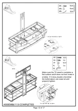 Предварительный просмотр 12 страницы Furniture of America CM5003-TV Assembly Instructions Manual