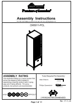 Furniture of America CM5011-PCL Assembly Instructions Manual preview