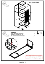 Preview for 5 page of Furniture of America CM5011-PCL Assembly Instructions Manual