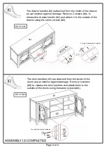 Предварительный просмотр 4 страницы Furniture of America CM5051-TV Assembly Instructions