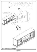 Preview for 4 page of Furniture of America CM5052-TV Assembly Instructions