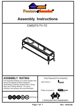 Furniture of America CM5273-TV-72 Assembly Instructions Manual preview