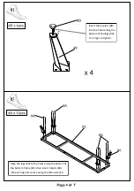 Preview for 4 page of Furniture of America CM5273-TV-72 Assembly Instructions Manual