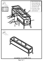 Preview for 7 page of Furniture of America CM5273-TV-72 Assembly Instructions Manual