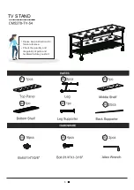 Preview for 5 page of Furniture of America CM5278-TV-54 Assembly Instructions Manual