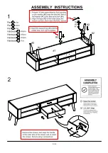 Предварительный просмотр 6 страницы Furniture of America CM5360-TV Assembly Instructions Manual