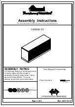 Furniture of America CM5393-TV Assembly Instructions preview