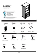 Preview for 5 page of Furniture of America CM5458-PCR Assembly Instructions Manual