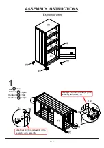 Preview for 6 page of Furniture of America CM5458-PCR Assembly Instructions Manual