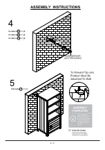 Preview for 8 page of Furniture of America CM5458-PCR Assembly Instructions Manual