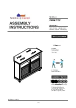 Preview for 1 page of Furniture of America CM5677TV Assembly Instructions Manual