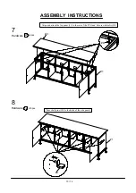 Preview for 10 page of Furniture of America CM5822-TV-72 Assembly Instructions Manual