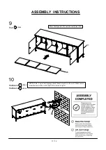 Preview for 11 page of Furniture of America CM5822-TV-72 Assembly Instructions Manual