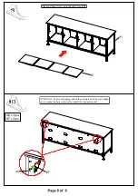 Preview for 8 page of Furniture of America CM5822-TV Assembly Instructions Manual