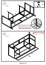 Preview for 6 page of Furniture of America CM5907-TV-60-3A Assembly Instructions Manual