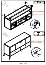 Preview for 9 page of Furniture of America CM5907-TV-60-3A Assembly Instructions Manual