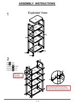 Preview for 6 page of Furniture of America CM5913-PC Assembly Instructions Manual