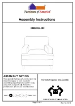 Furniture of America CM6036-CH Assembly Instructions preview