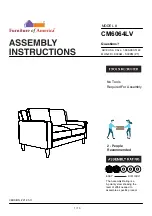 Furniture of America CM6064LV Assembly Instructions Manual preview