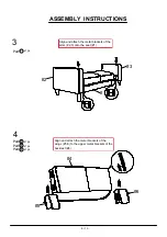 Предварительный просмотр 8 страницы Furniture of America CM6064LV Assembly Instructions Manual